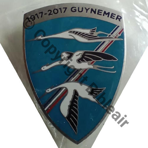 CIG A1389 2017 NH EC.1.2 LUXEUIL 100 ANS DISPARITION GUYNEMER  Fab ZEPHYR Griffes et butees Dos lisse irreg Diplome vol Mach2.2 No97 500Ex Src.sgt1759 79Eur(x2) 